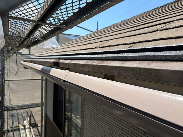 端部の金物取付